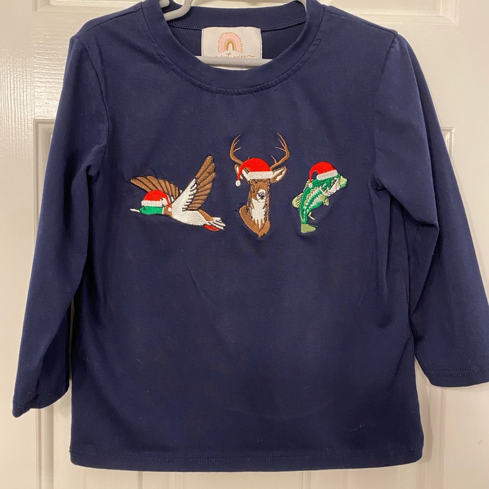 Boys Hunters Christmas Shirt